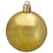 60ct. 2.5" Vegas Gold Shatterproof Shiny Christmas Ball Ornaments
